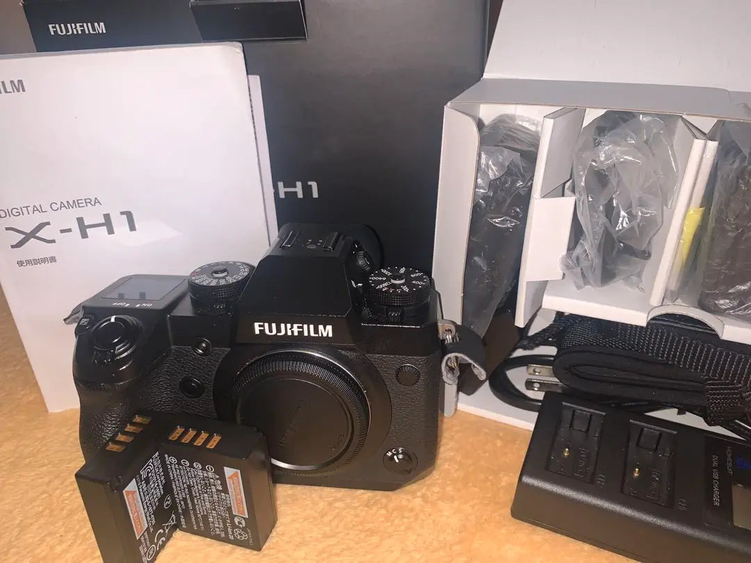 FUJIFILM X-H1 Mirrorless Camera Body and Accessories