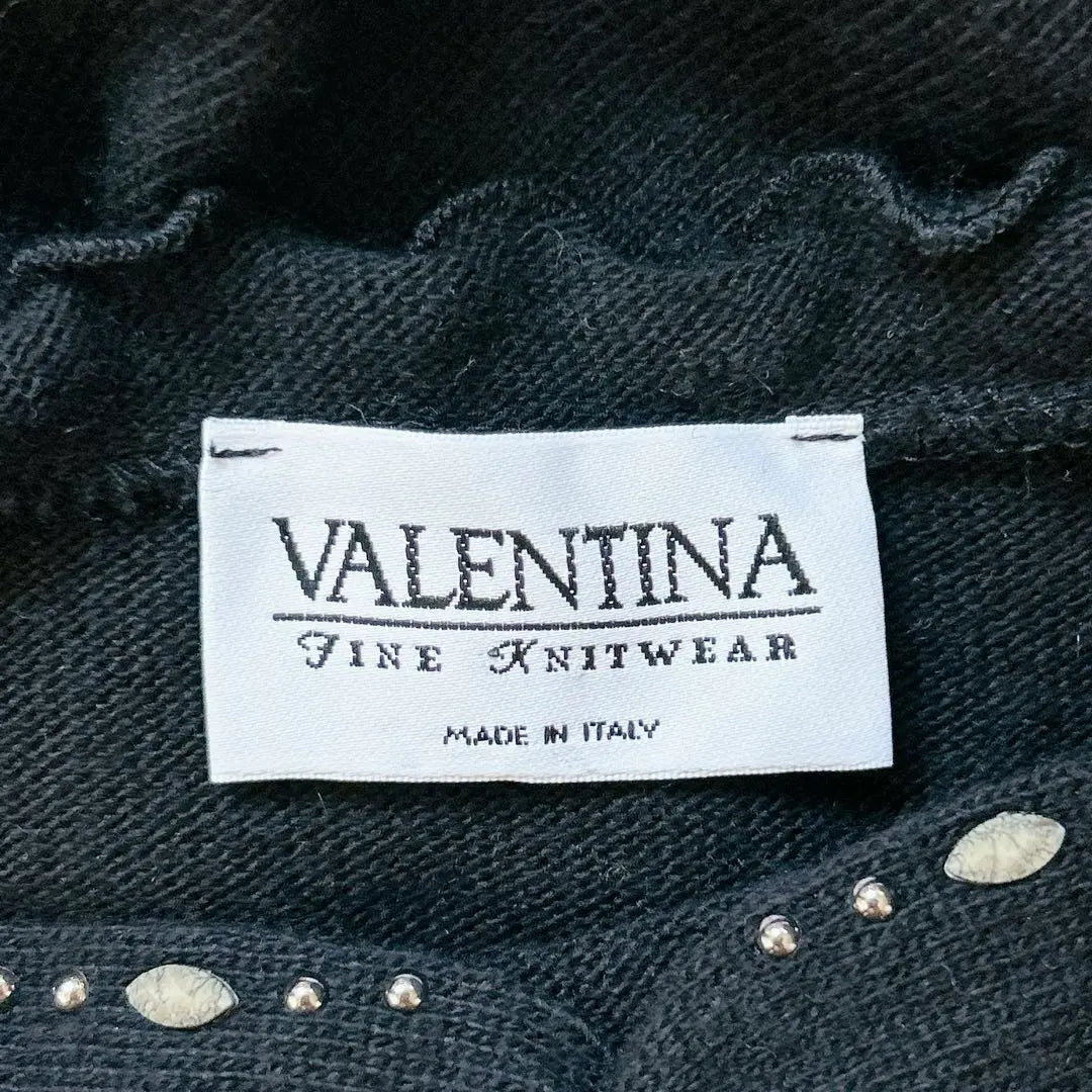 Productos hermosos ✨ [Valentina] Nit Frill Bijoue Cashmere Angola Large | 美品✨【VALENTINA 】ニット フリル ビジュー カシミア アンゴラ大きめ