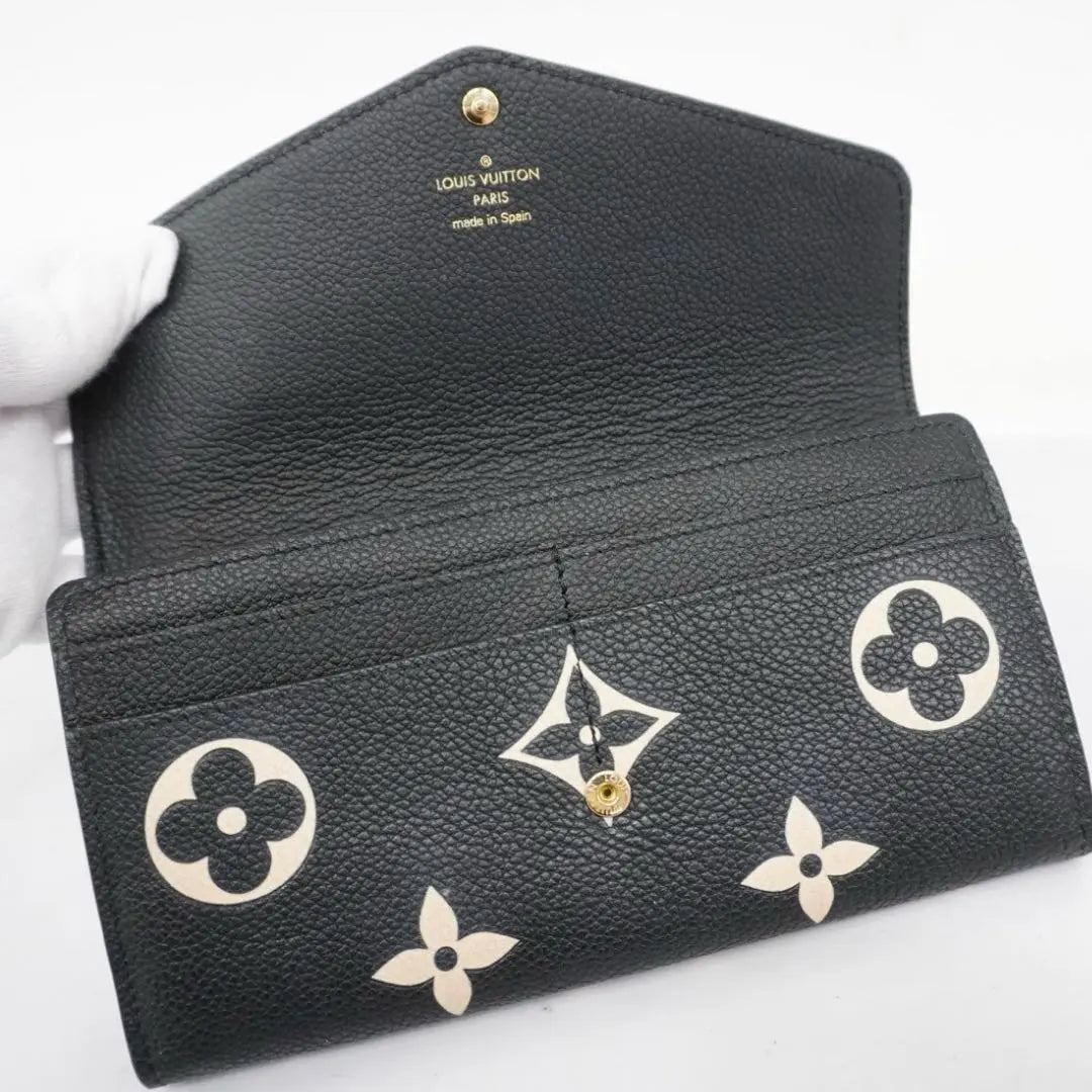 Louis Vuitton Long Wallet Monogram Emprete Portefeuillesala M80496 | ルイヴィトン 長財布 モノグラム・アンプラント ポルトフォイユサラ M80496