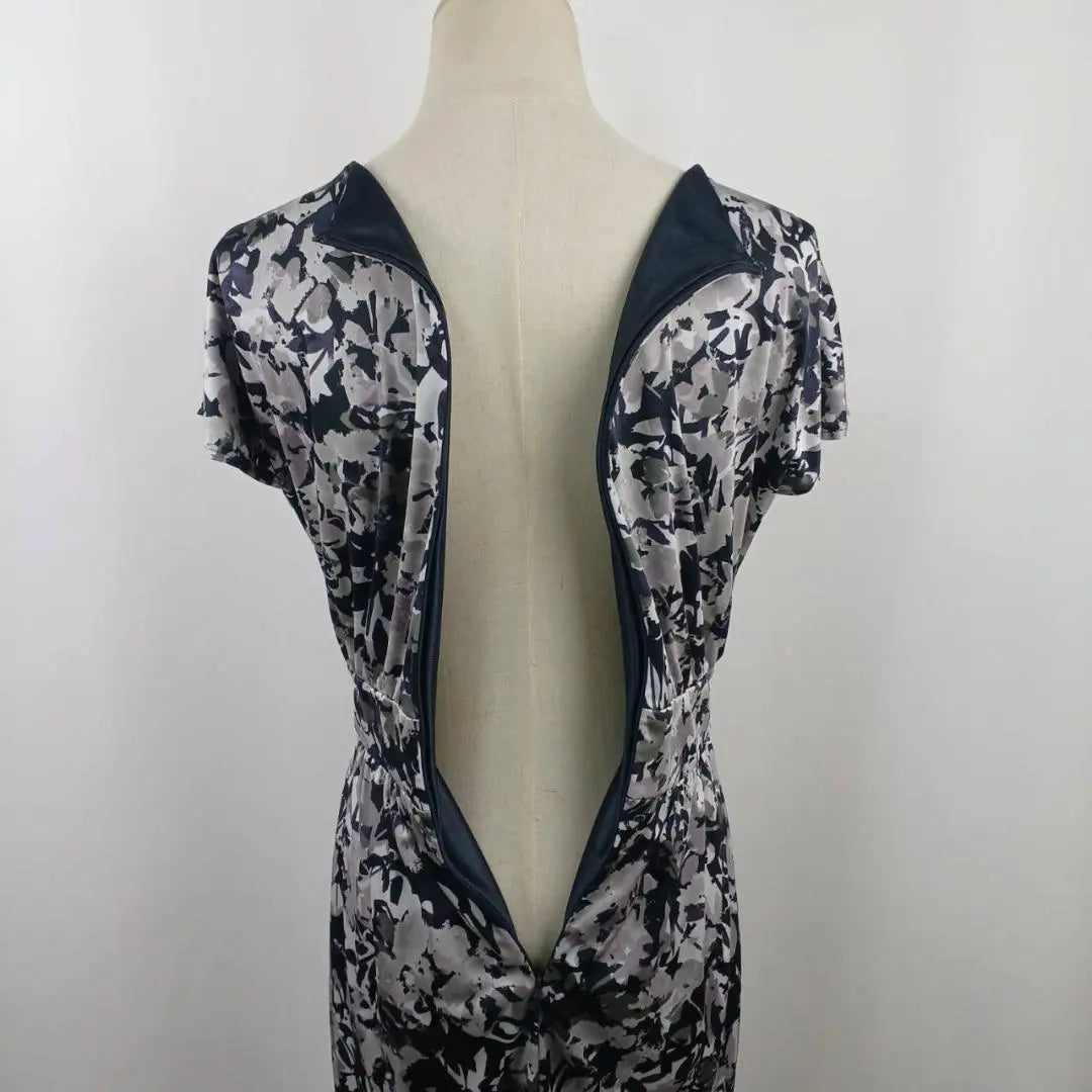 COUP DE CHANCE One Piece 36 Gray Total Pattern Floral | COUP DE CHANCE　ワンピース　36　グレー　総柄　フローラル