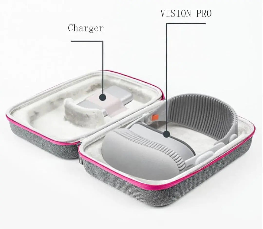 VISION PRO estuche compatible estuche portátil resistencia estuche rígido | Vision Pro ケース 対応 キャリングケース携帯用ハードケース 耐衝撃