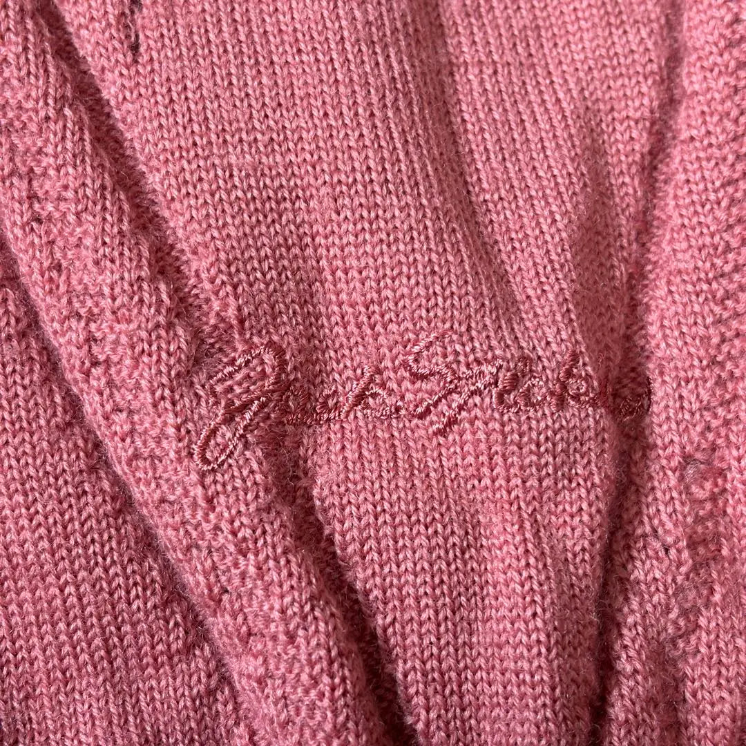 USED Jack Nicklaus Sweater Pink 100% New Wool Black