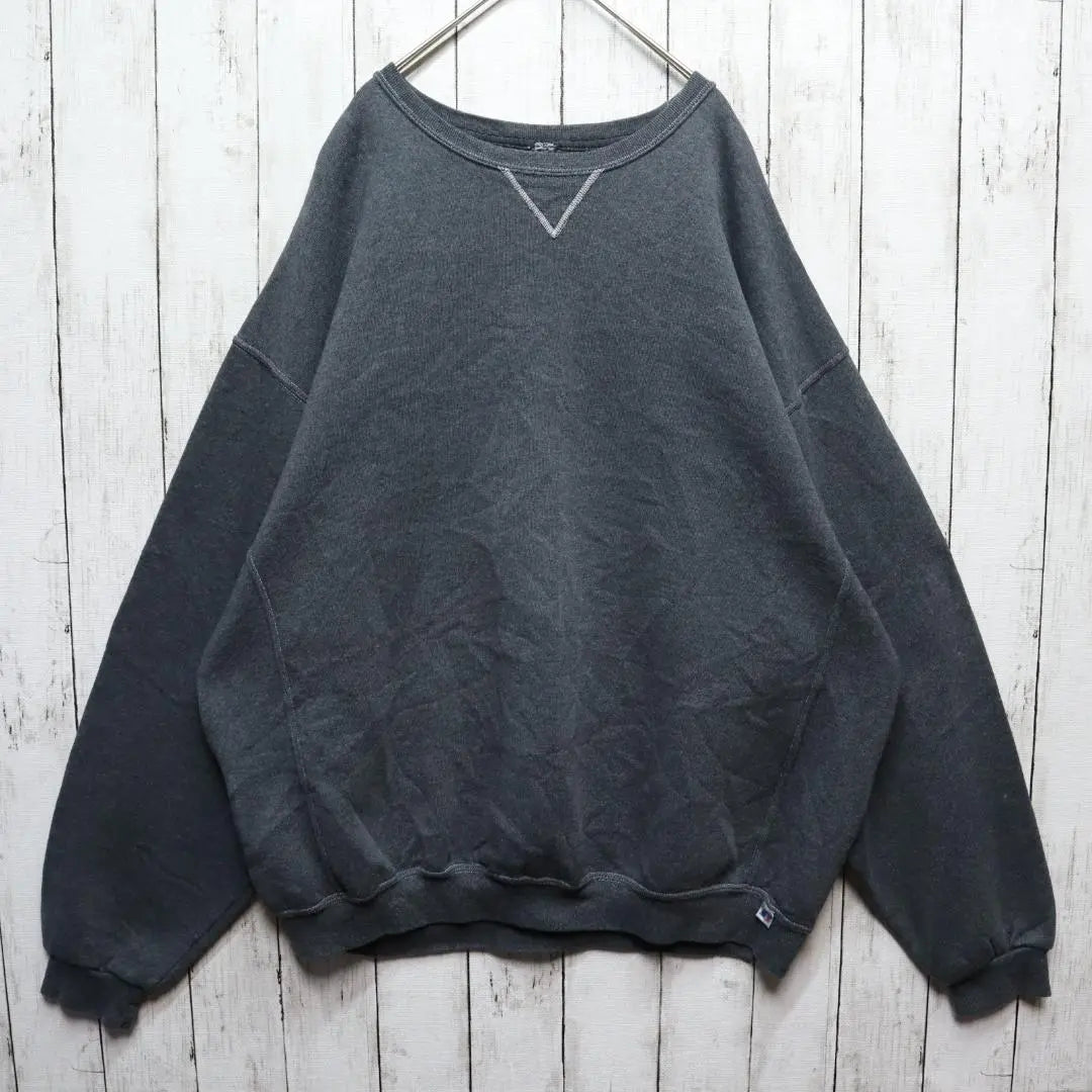 Men's XXL [A] 00S Russell Sweat Black Dyeing 00887