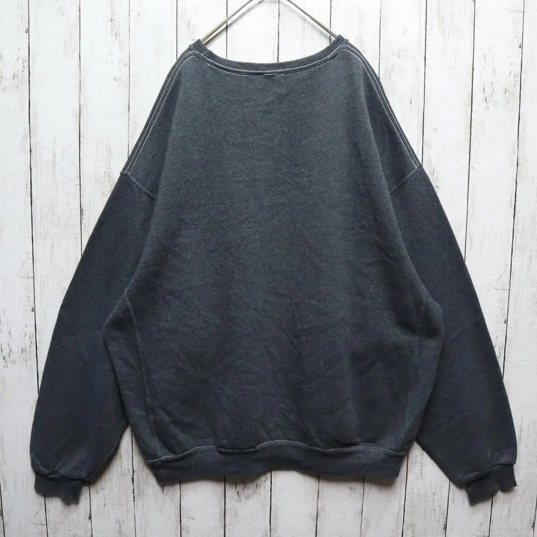 Men's XXL [A] 00S Russell Sweat Black Dyeing 00887