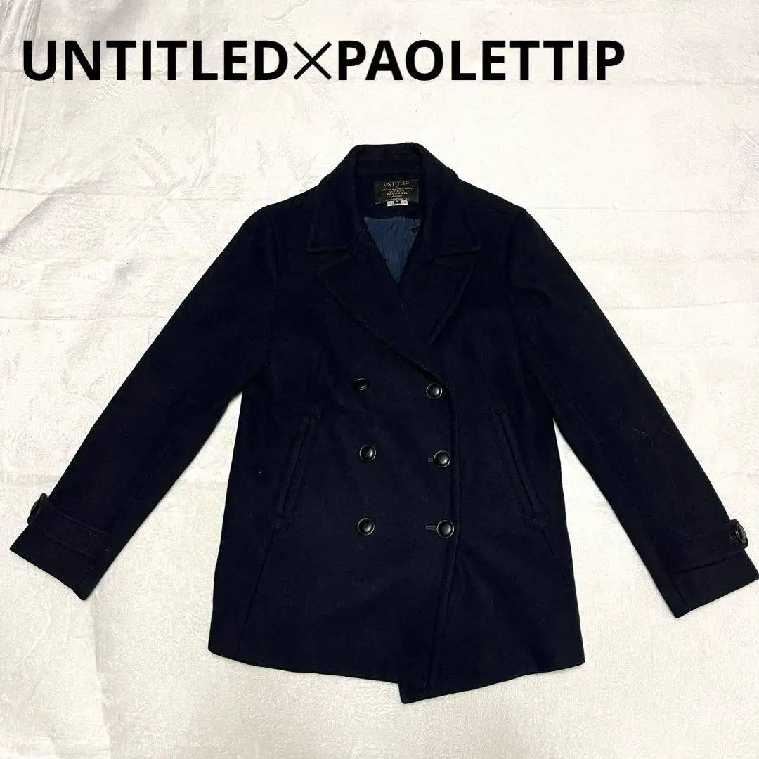 UNTITLED✕LANIFICIO PAOLETTIP Peacoat Black L