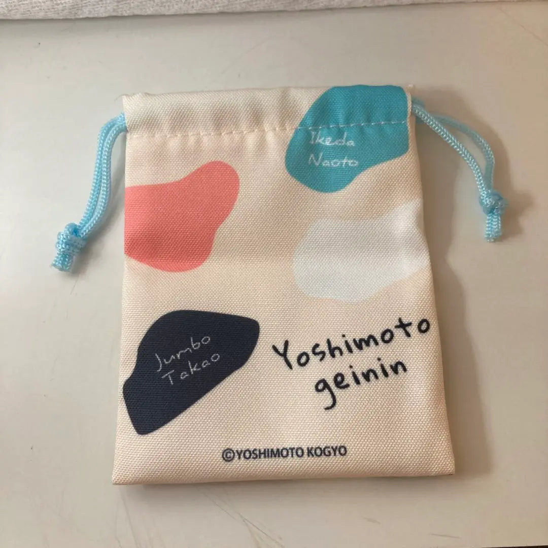 [New, unused] Yoshimoto Comedian Mini Drawstring Bag