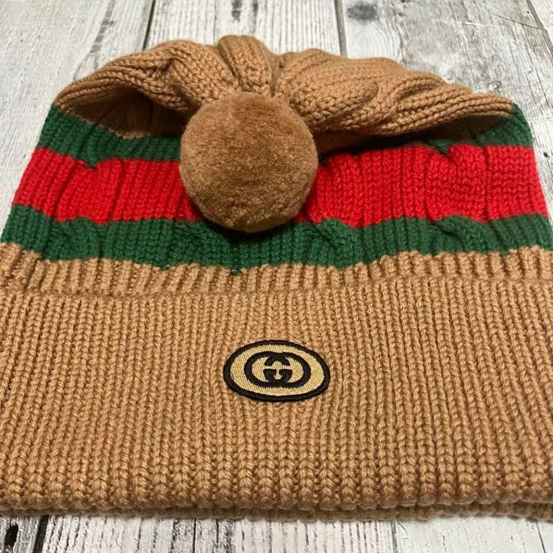 [New and unused] GUCCI Knit Cap Knit Cap Beanie Wool