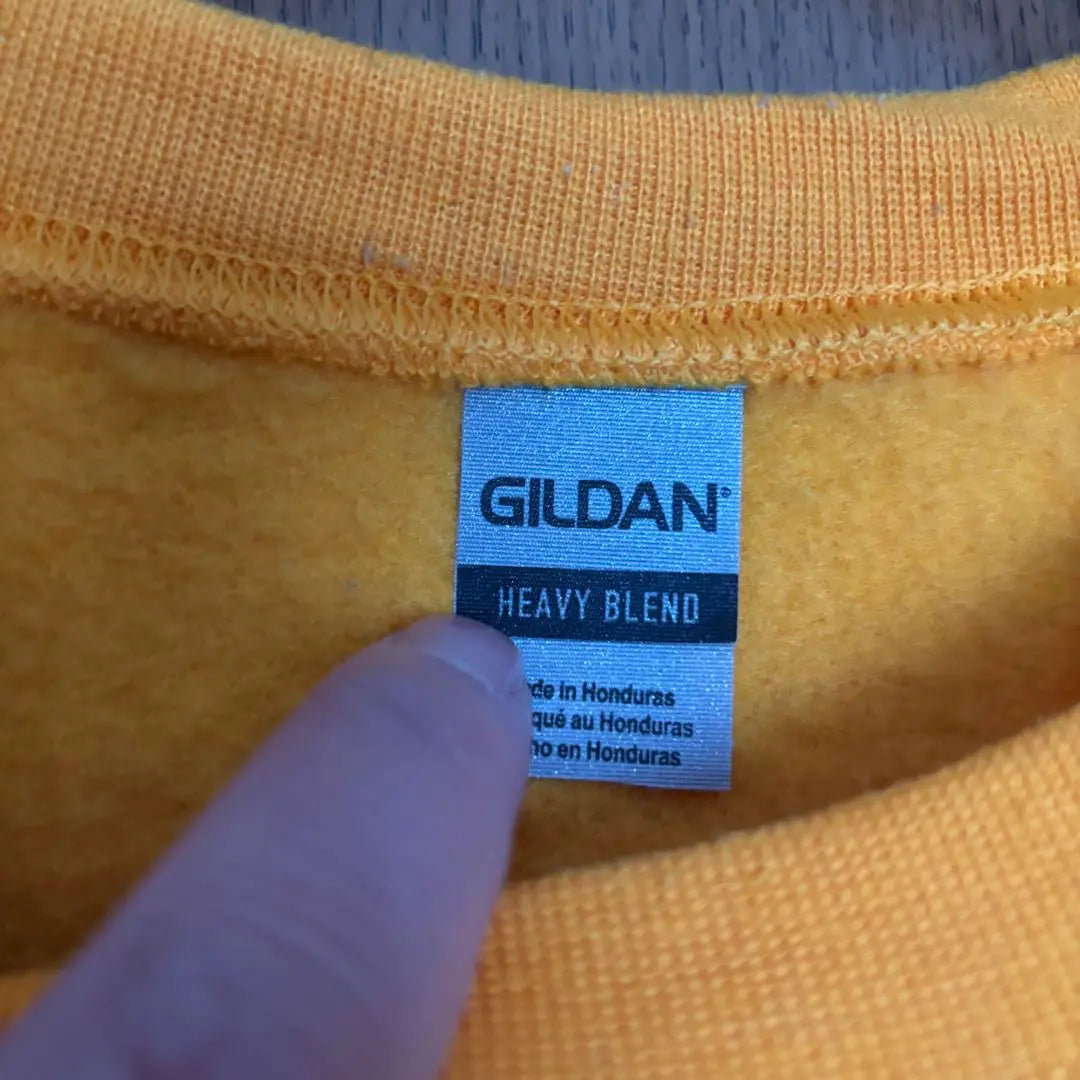 GILDAN Rose Sweat Flocky Yellow Mustard