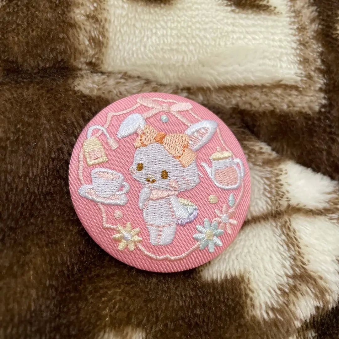 [Consolidación bienvenida] Insignia de lata bordada de Sanrio Wish Memel