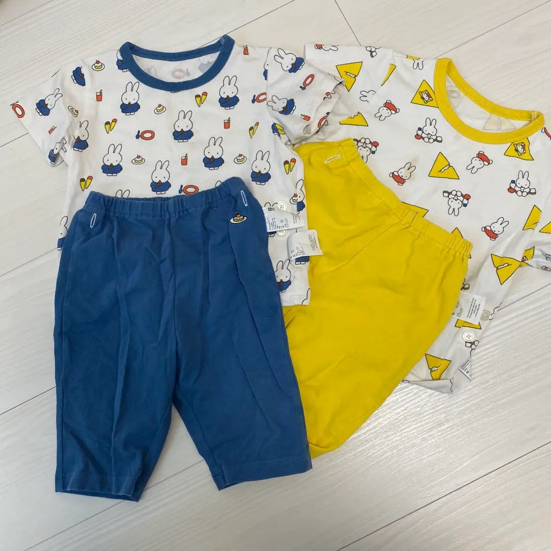 Pijama UNIQLO Miffy Manga Corta 90 | ユニクロ ミッフィー 半袖 パジャマ 90