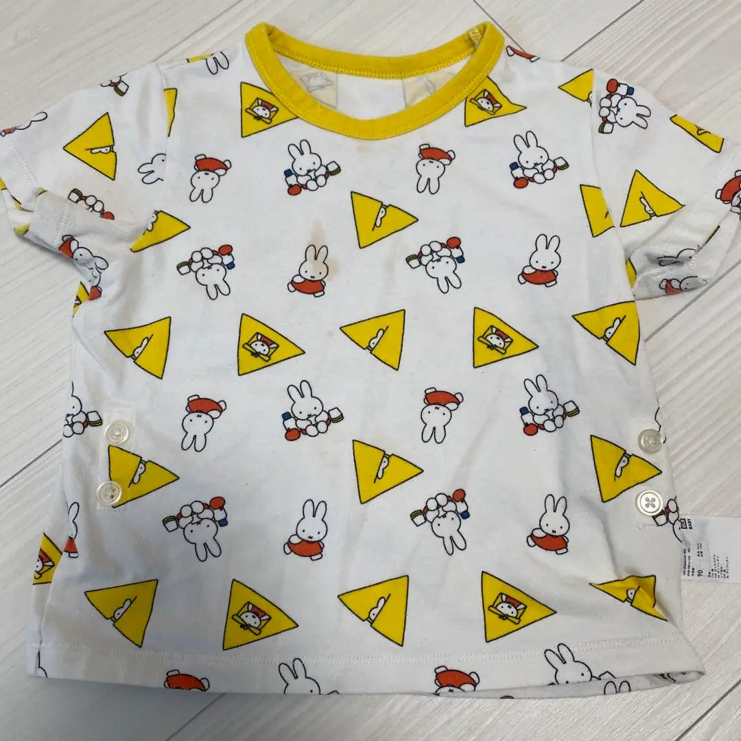 Pijama UNIQLO Miffy Manga Corta 90 | ユニクロ ミッフィー 半袖 パジャマ 90