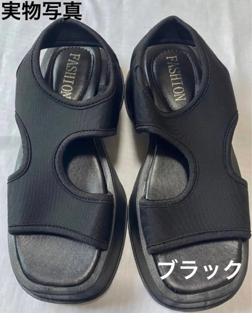 [Khaki 24.5-25cm] New Women's Sports Sandals Thick Sole Easy to Walk | 【カーキ　24.5〜25㎝】新品　レディース　スポーツサンダル　厚底　歩きやすい