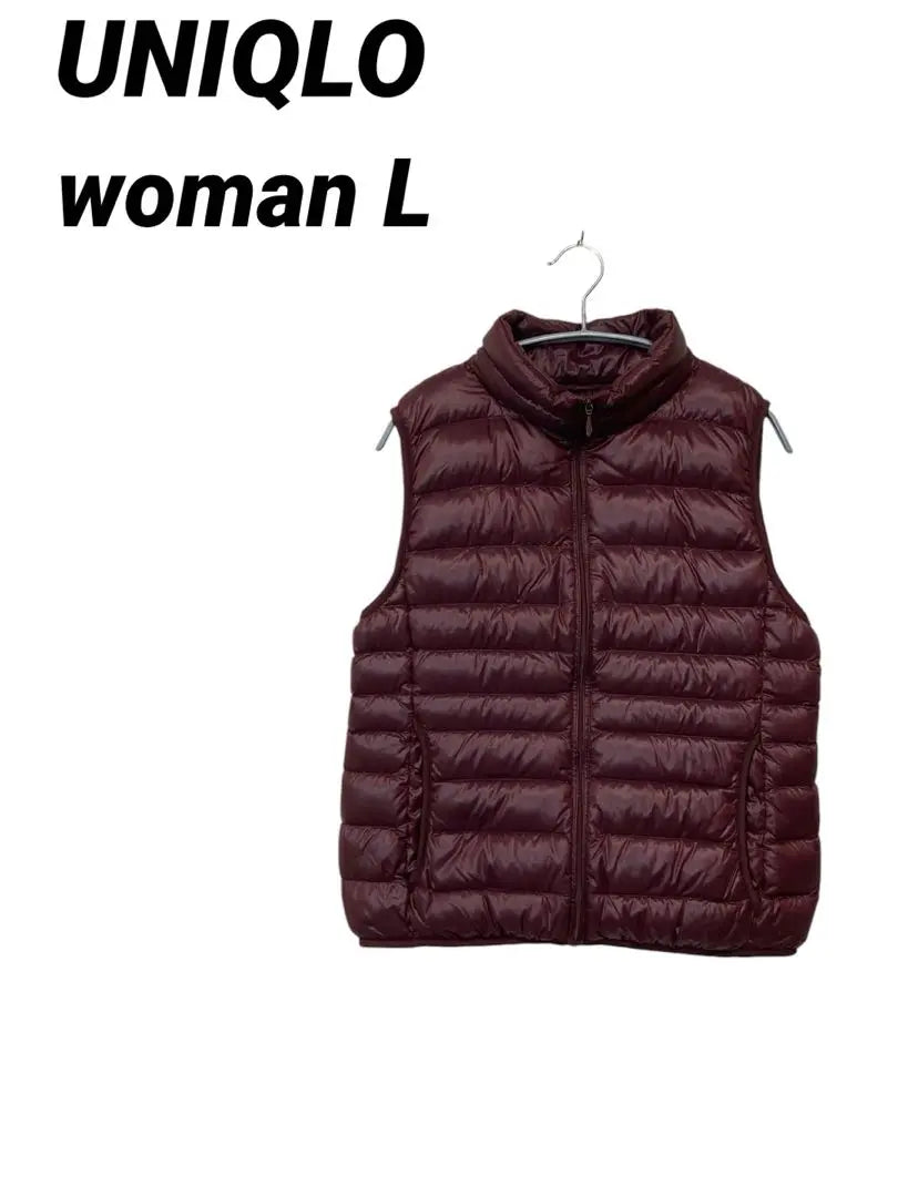 UNIQLO UNIQLO Ultra Light Down Vest Zipper Bordeaux L