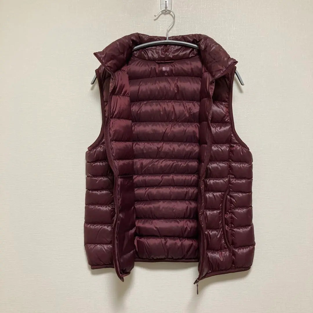 UNIQLO UNIQLO Ultra Light Down Vest Zipper Bordeaux L