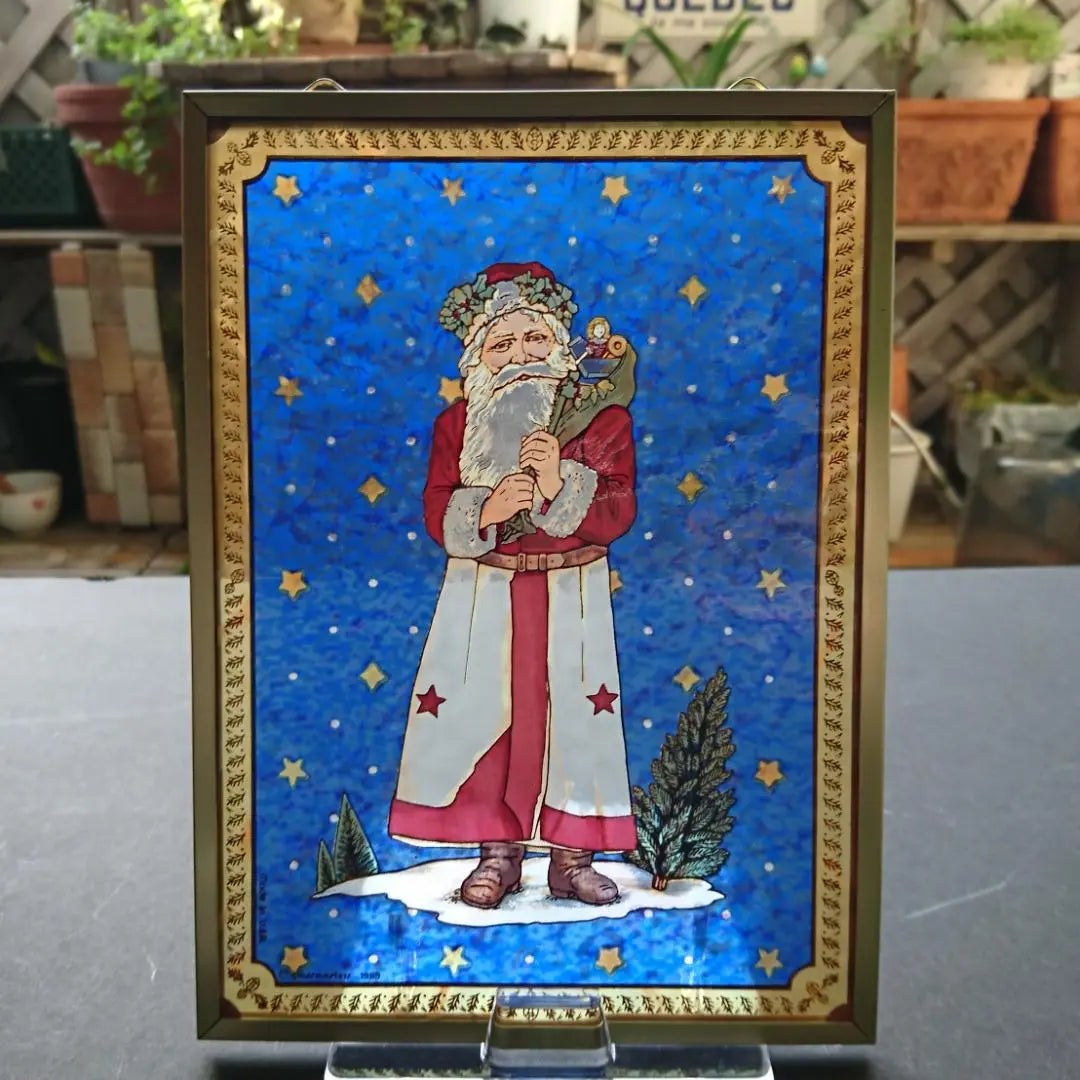 New Christmas Stained Glass Kris Kringle Glass Masters Inc.