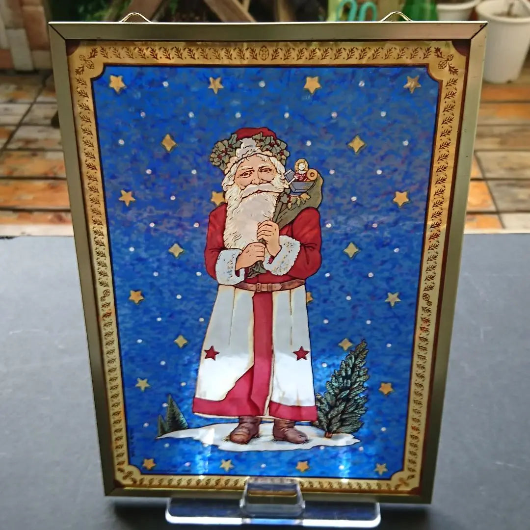 New Christmas Stained Glass Kris Kringle Glass Masters Inc.