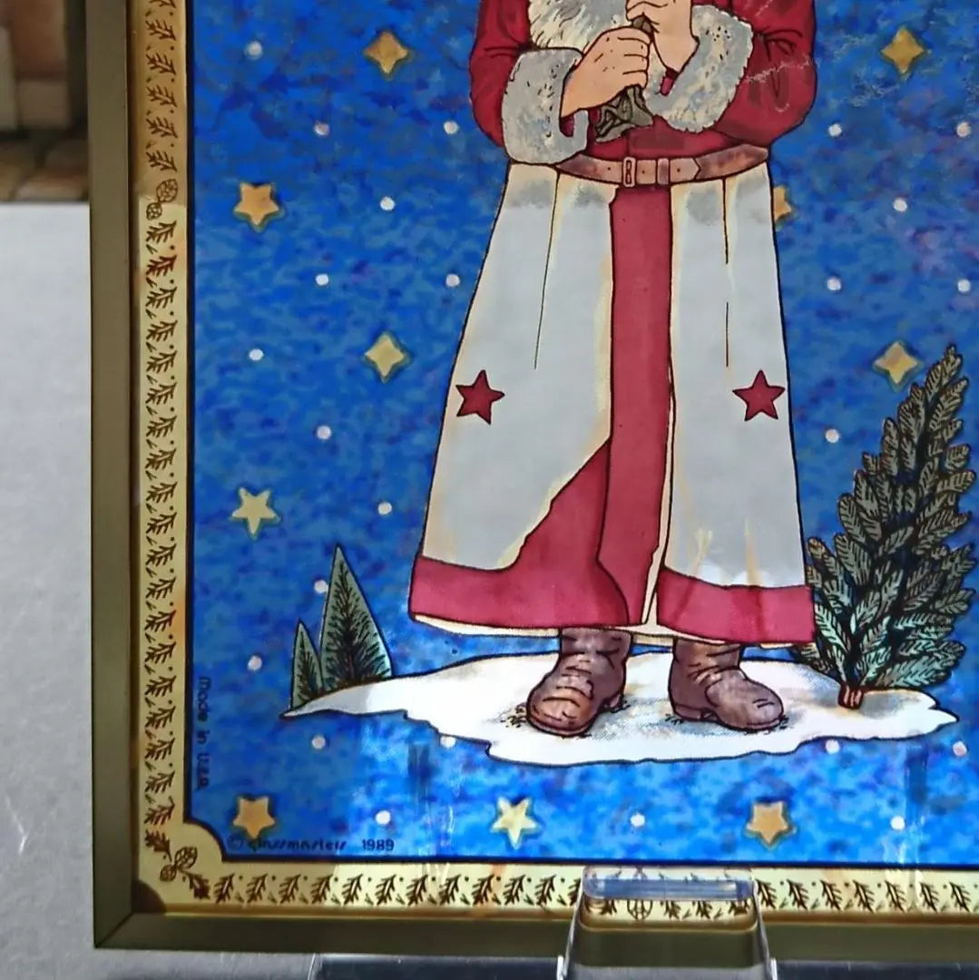 New Christmas Stained Glass Kris Kringle Glass Masters Inc.