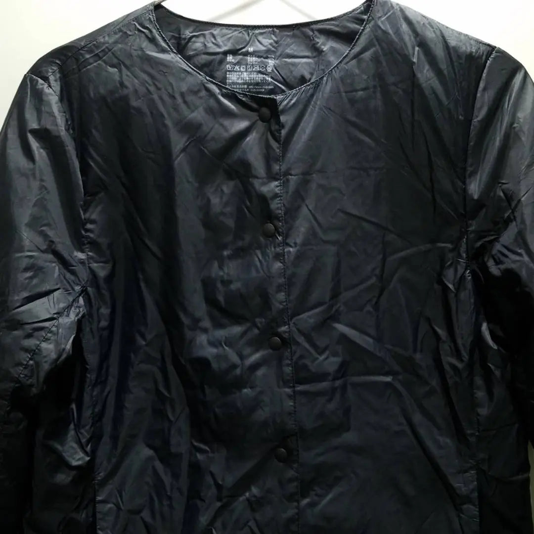 MUJI No Color Down Jacket Simple Black M Size | 無印良品 ノーカラー ダウンジャケット シンプル ブラック Mサイズ