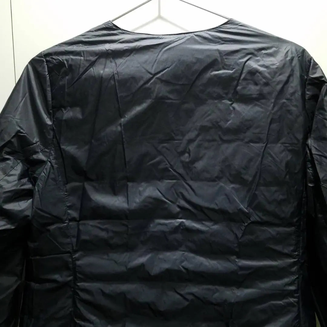 MUJI Chaqueta de plumón sin color Simple Negro Talla M | 無印良品 ノーカラー ダウンジャケット シンプル ブラック Mサイズ