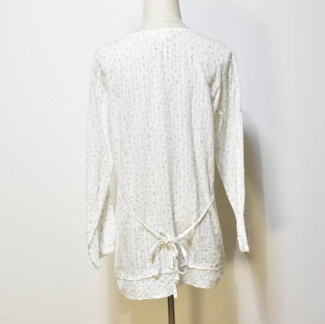 ★Good condition★ sospita sospita tops tunic long sleeves all-over pattern floral pattern thin