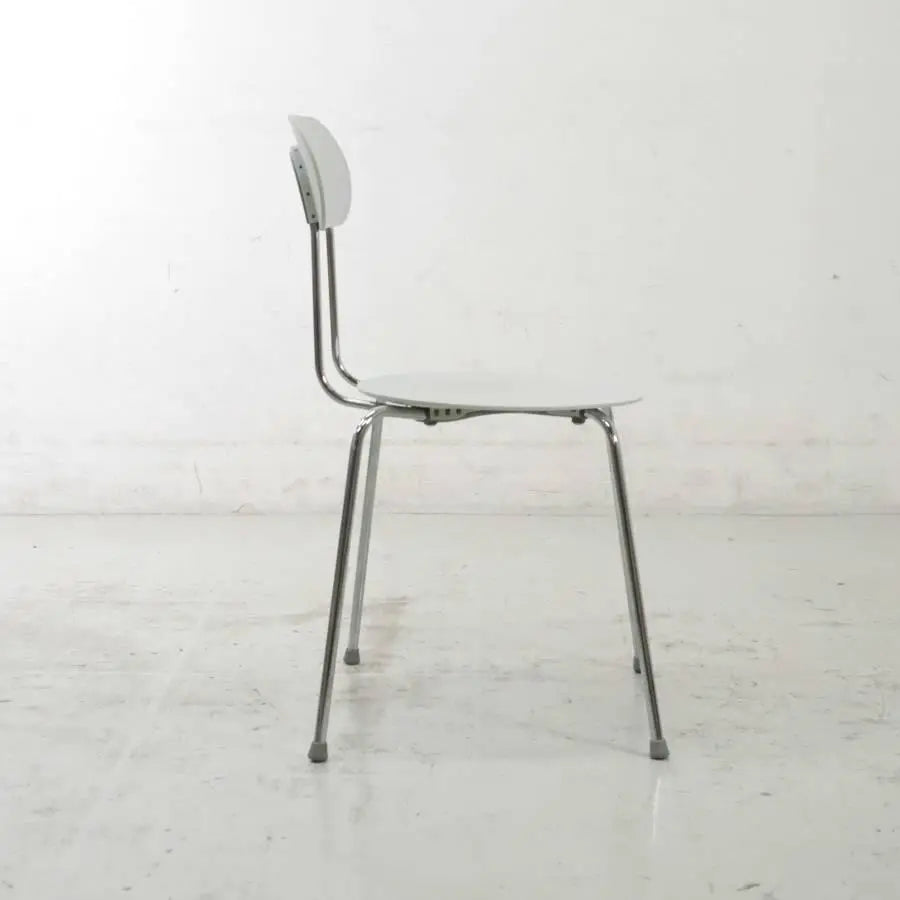 Italy Magic Mariolina Mono Chair White Chrome Legs Enzo Mali