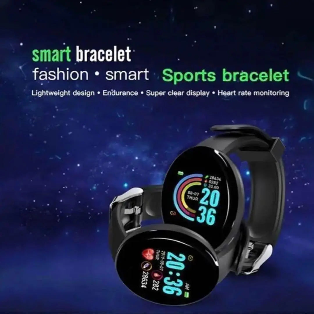 ③ D18 Connected Sports Bracelet Smartwatch