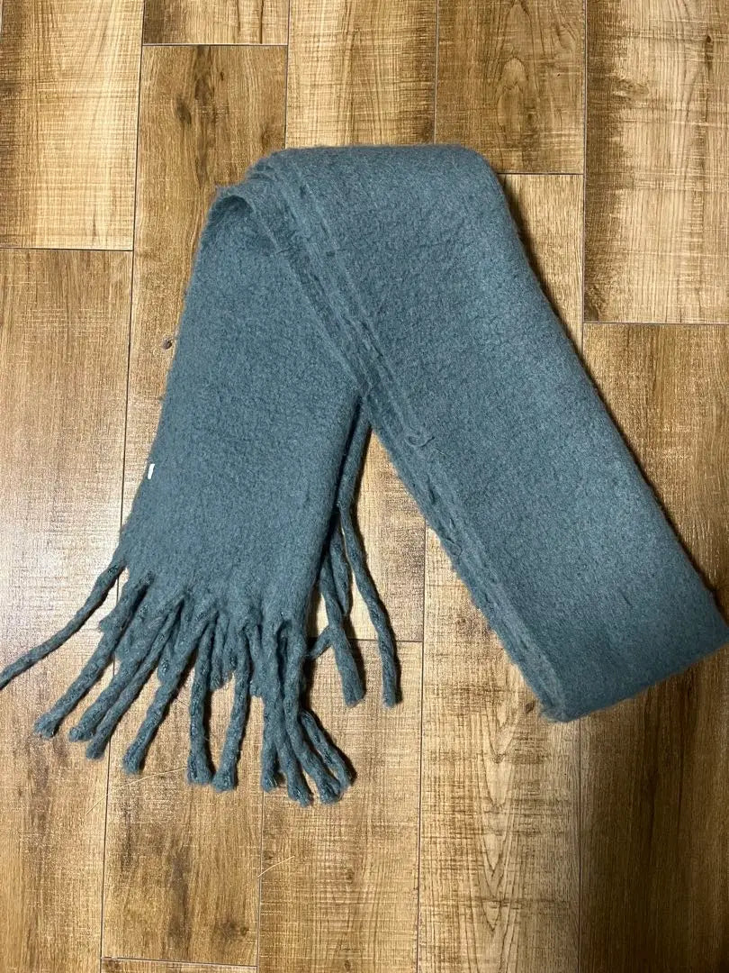 [Used clothing] Scarf Blue