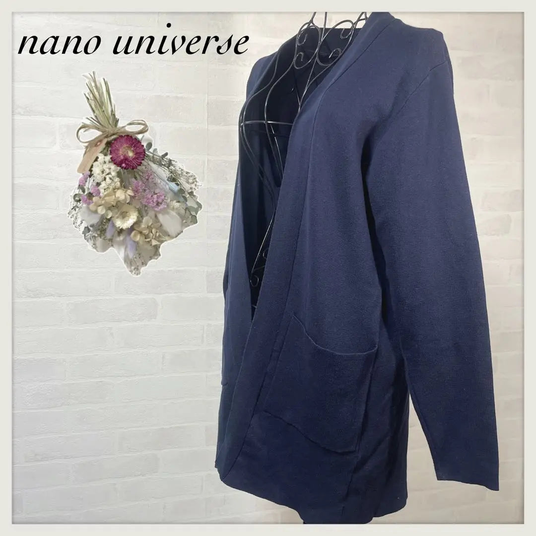 Nano Universe ◇Long Cardigan Gown Outerwear Casual S