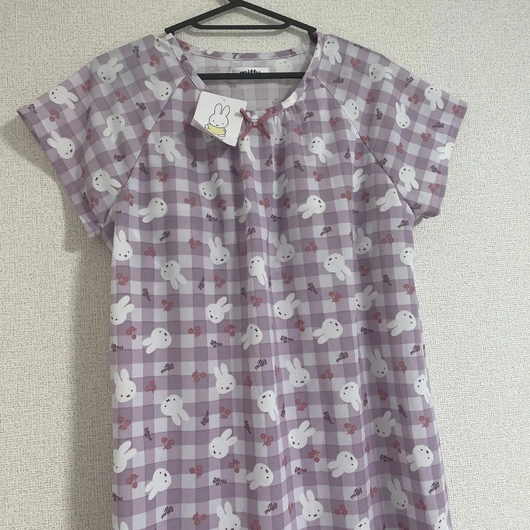 [New and unused tag included] miffy Miffy Roomwear Short Sleeve Dress