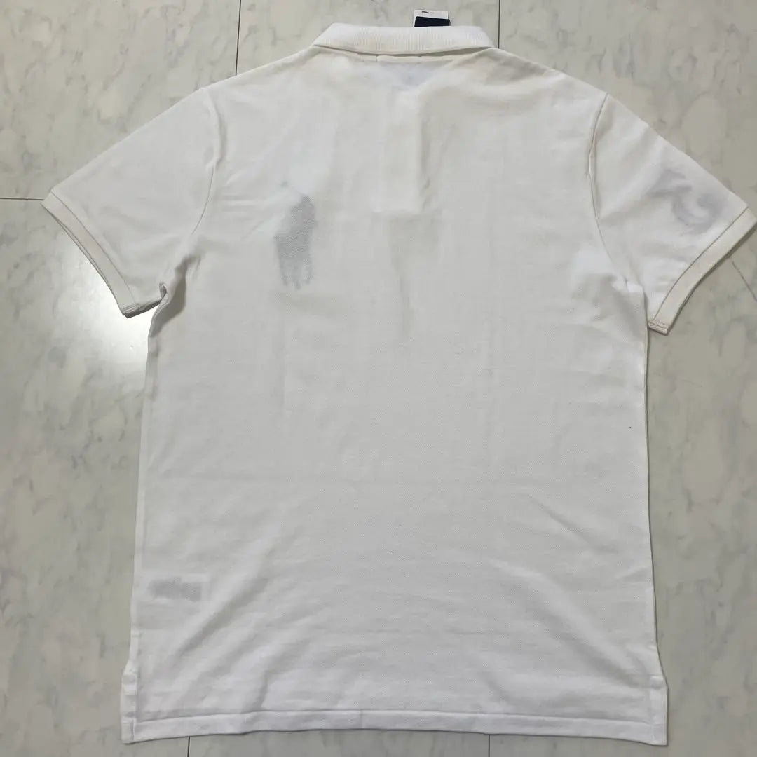 [New and unused] POLO RALPH LAUREN Short-sleeved polo shirt, white L