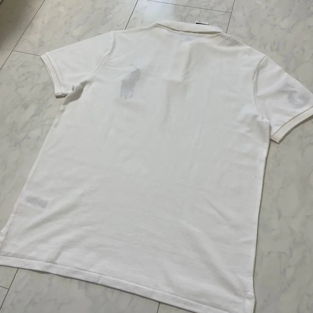 [New and unused] POLO RALPH LAUREN Short-sleeved polo shirt, white L