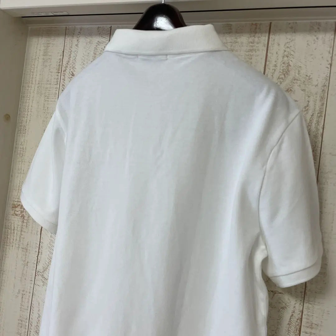 [New and unused] POLO RALPH LAUREN Short-sleeved polo shirt, white L