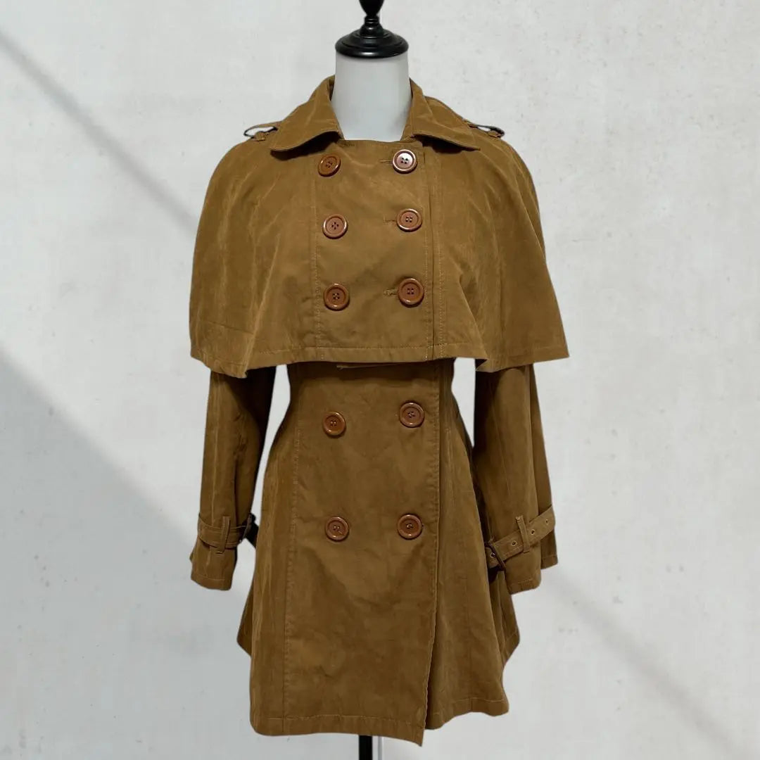 1460 [REGINA] 2WAY torench coat with cape belt work