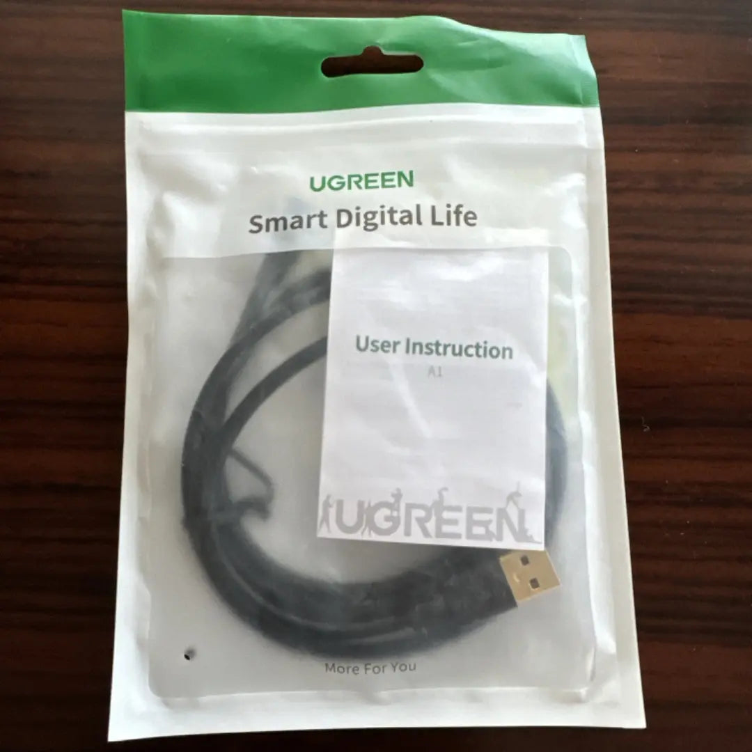 ★Artículo sin usar★Cable USB UGREEN Cable USB miniB 1m