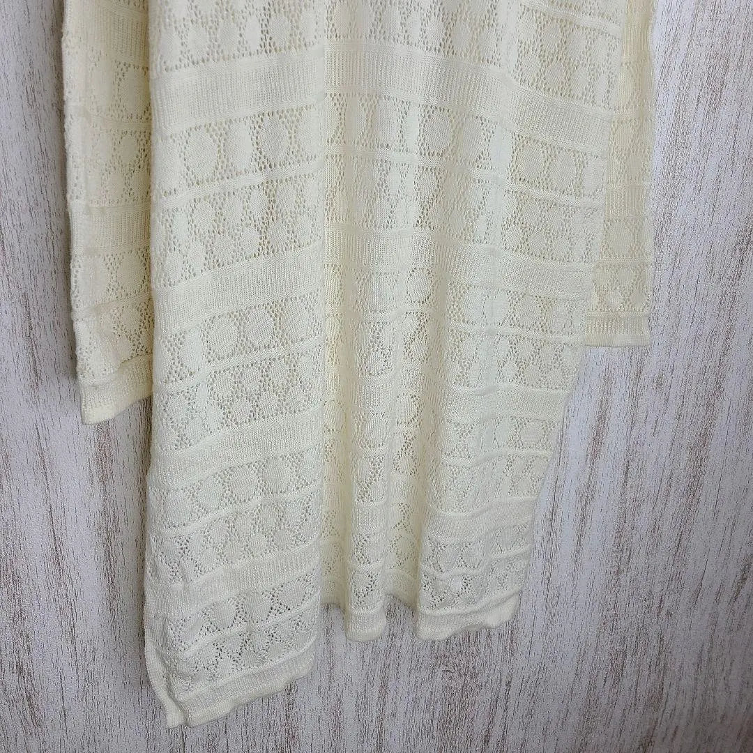 [Clair] Cardigan Long Feminine Lace Simple Casual M