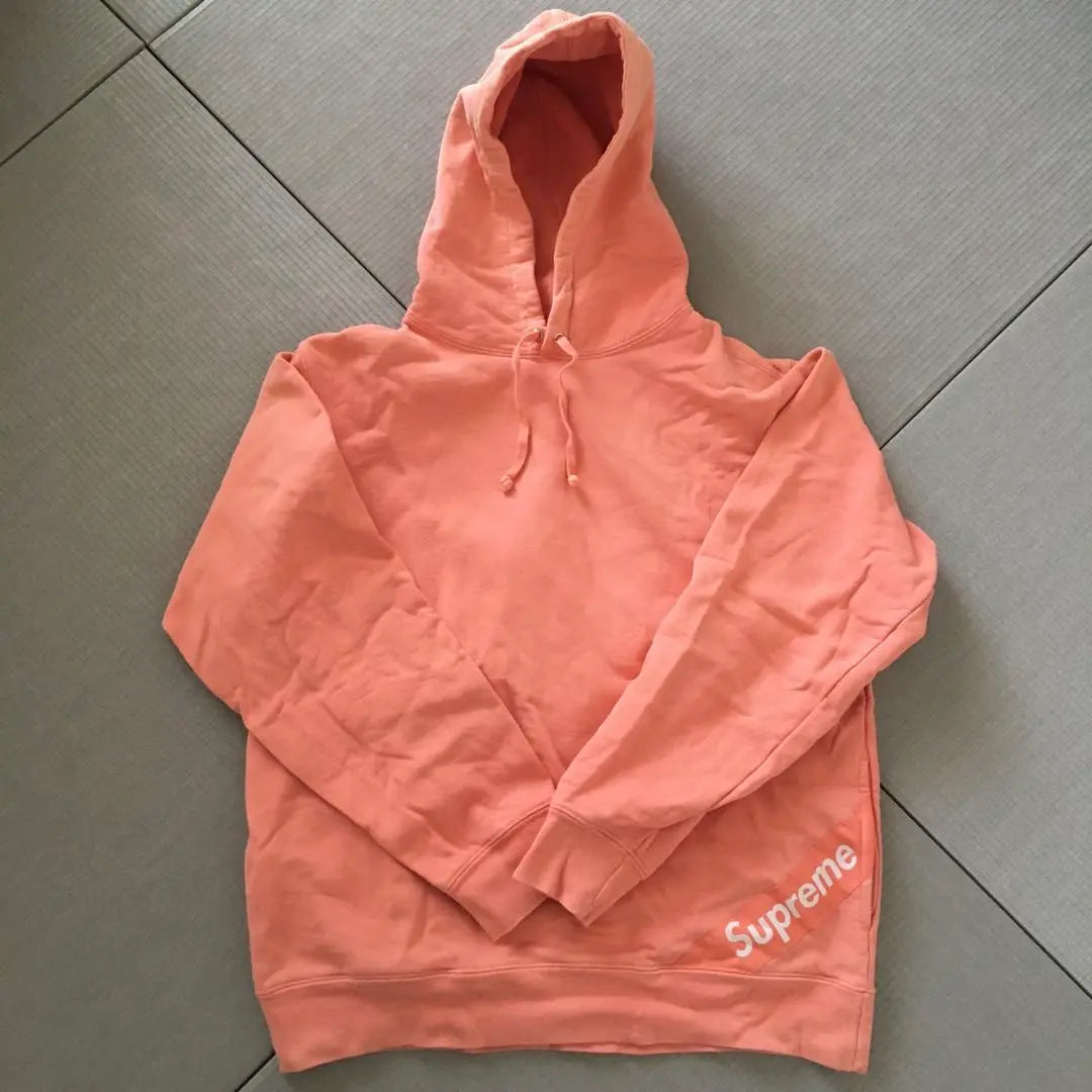 18AW Supreme Corner Label hooded hoodie