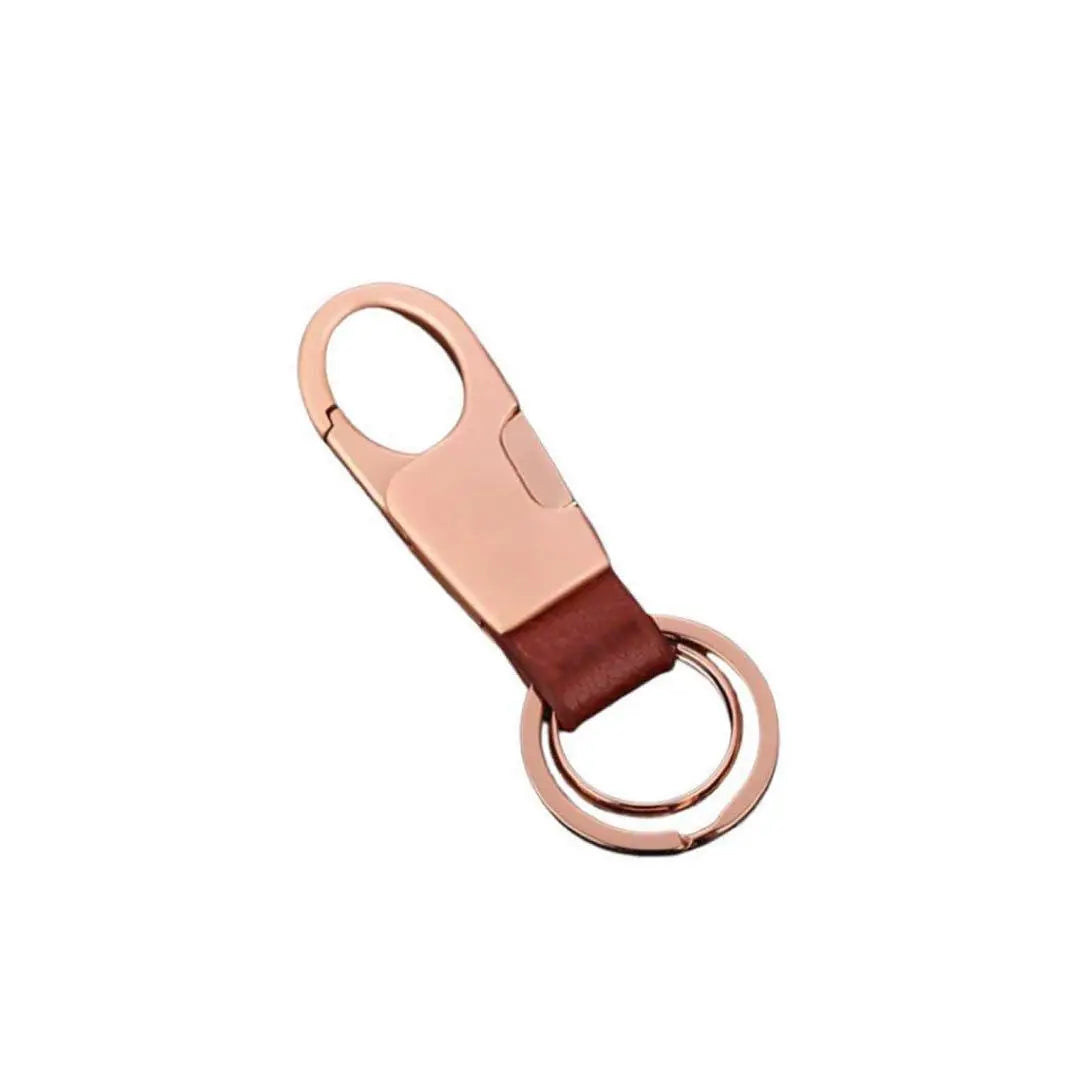 Wall Mounted Keychain Zinc Alloy Double Ring Keychain Pendant