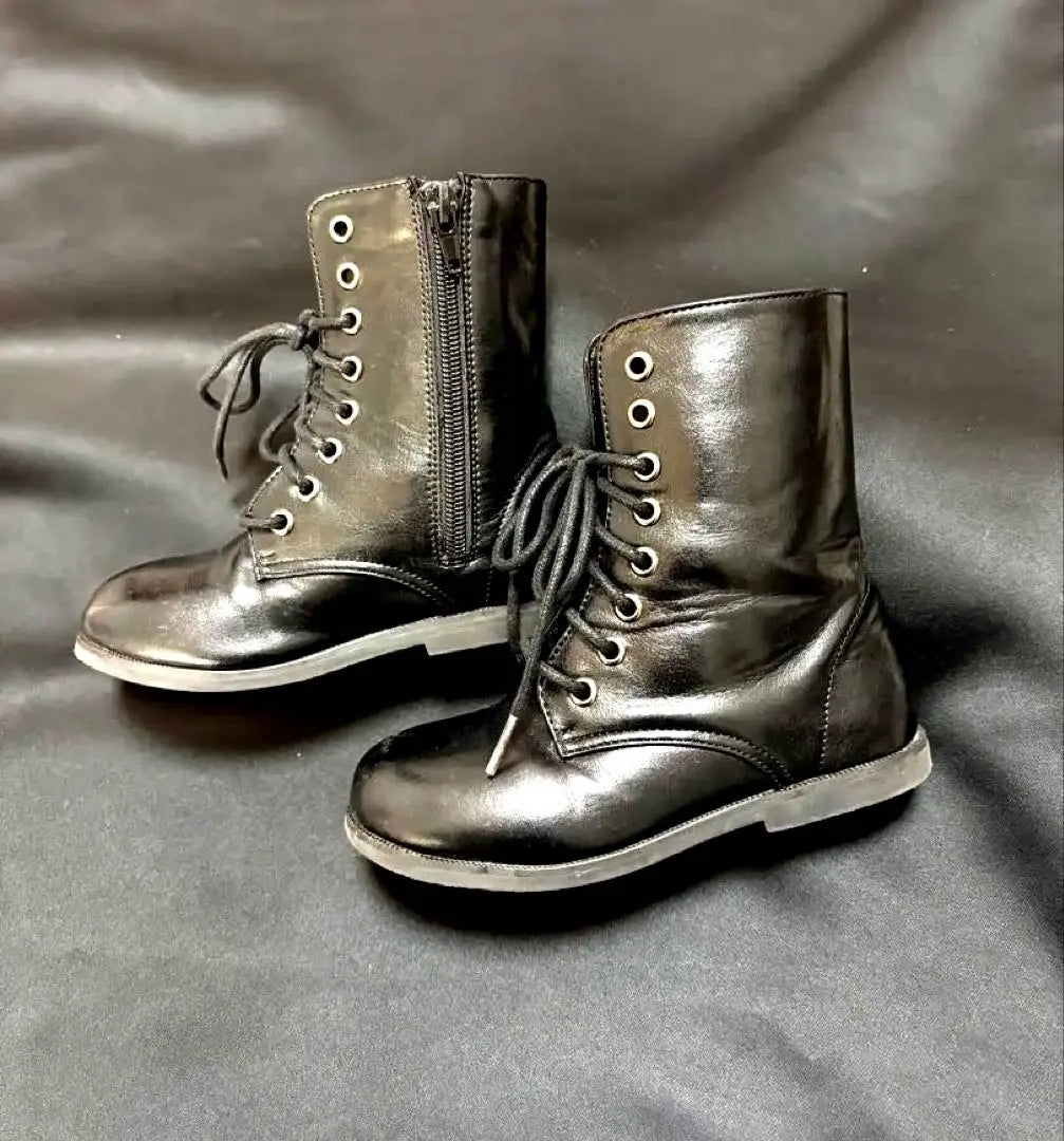 #Kids lace -up boots 18 cm fastener graduation ceremony graduation ceremony Shichigosan | #キッズレースアップブーツ 18センチ ファスナー付き 卒業式 卒園式 七五三