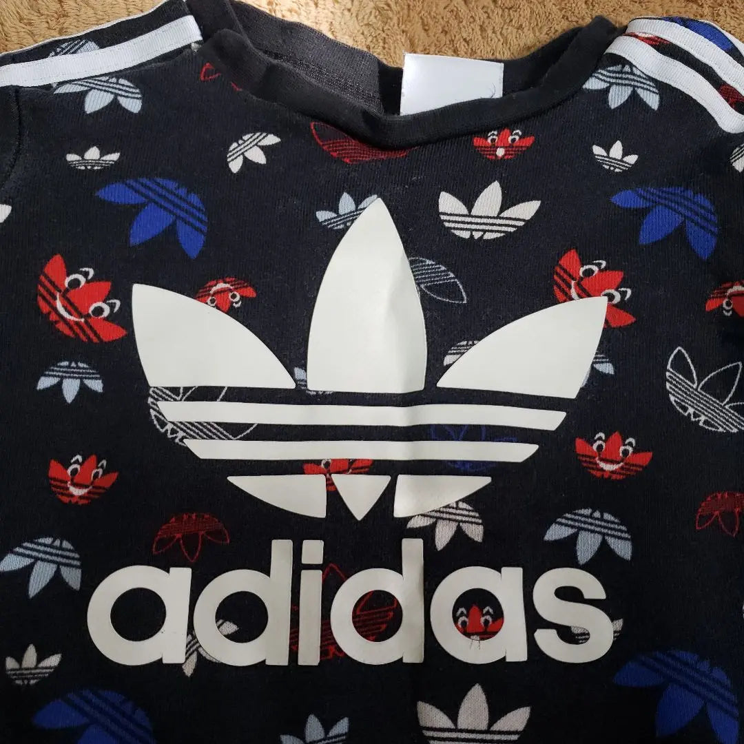 Conjunto de ropa de entrenamiento floral adidas, parte superior e inferior, 95 cm