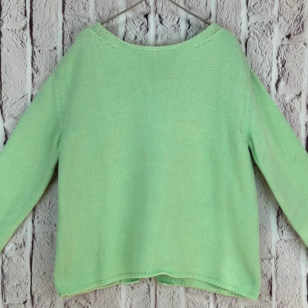 Women's The Thin Zone Long Sleeve Knit M Size Back Open All Season