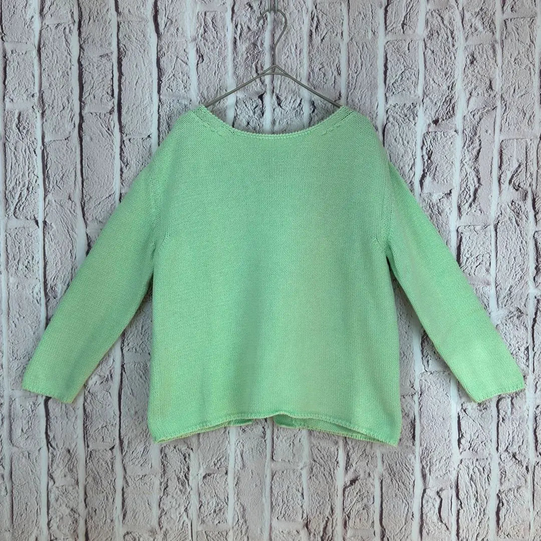 Women's The Thin Zone Long Sleeve Knit M Size Back Open All Season