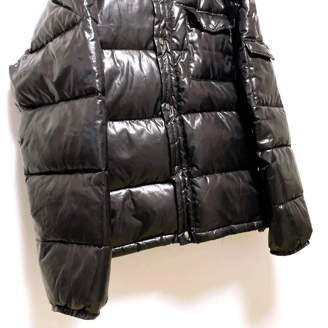 ♦M・RAMLOSSA♦Down jacket Raccoon fur hooded black M