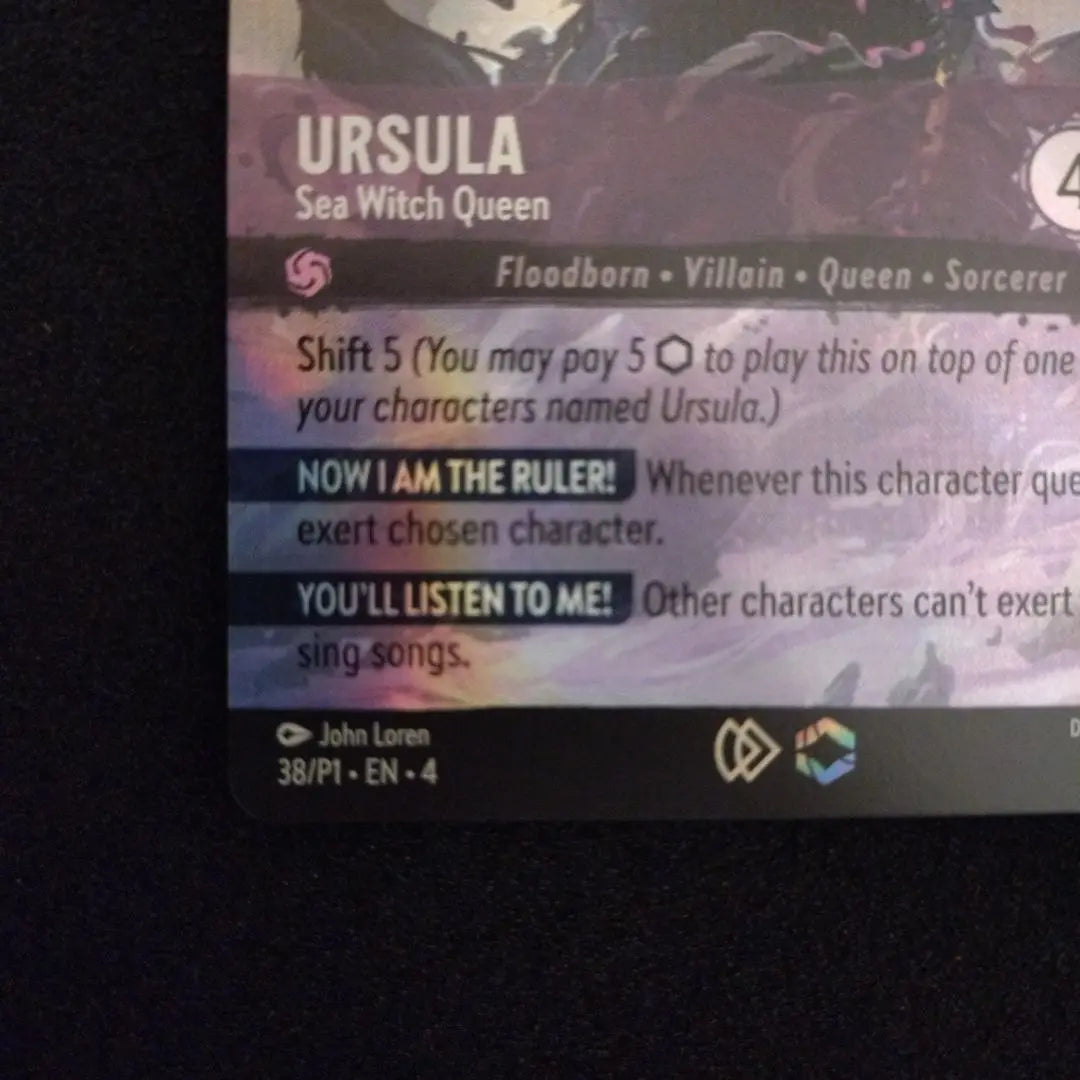 [English version] Ursula Championship Promo Disney Lolkana [Rare]