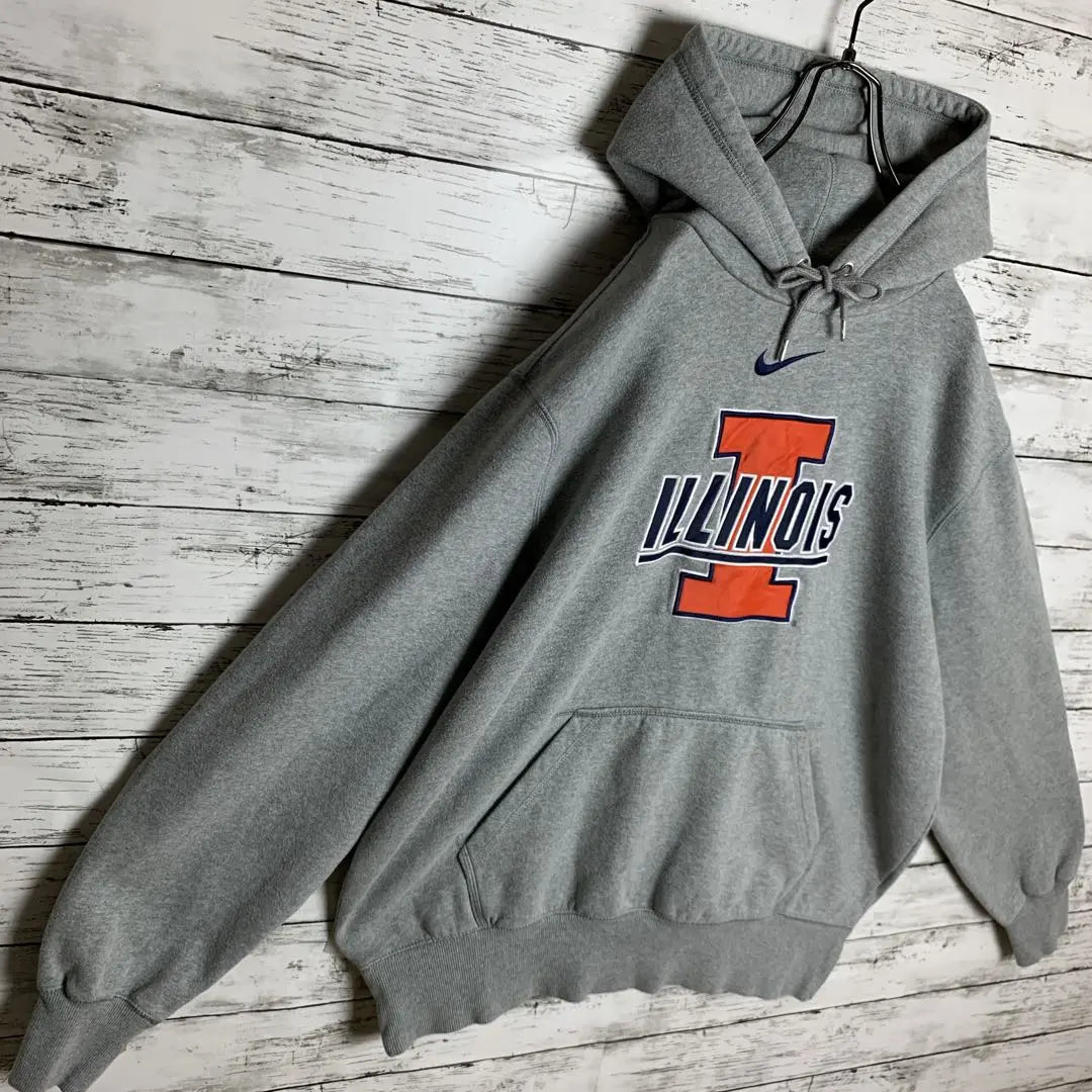 [An immediate completion model!! ︎】NIKE◎ College logo embroidered hoodie C626