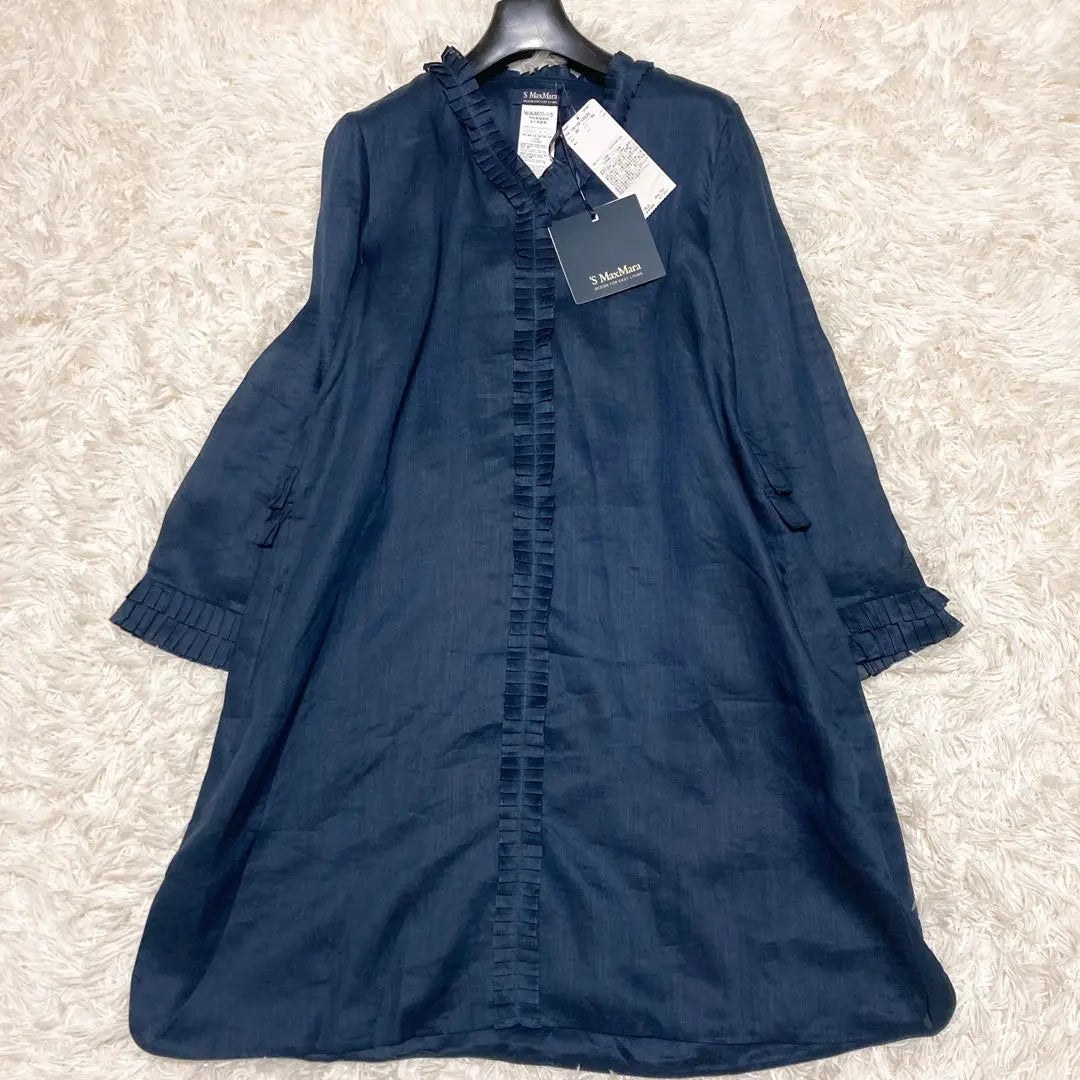 Nueva etiqueta incluida Vestido largo de lino Esmax Mara actual 44 Large 2XL