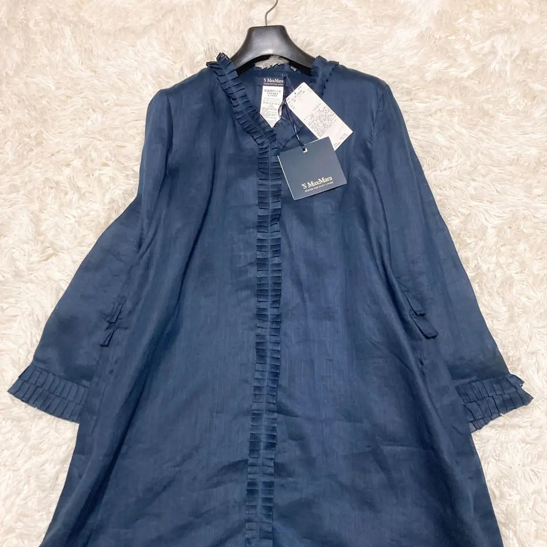 Nueva etiqueta incluida Vestido largo de lino Esmax Mara actual 44 Large 2XL