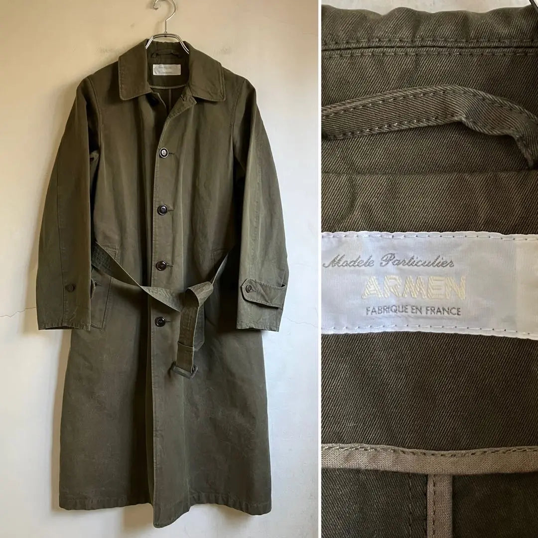 Made in France ARMEN belted trench coat ARMEN