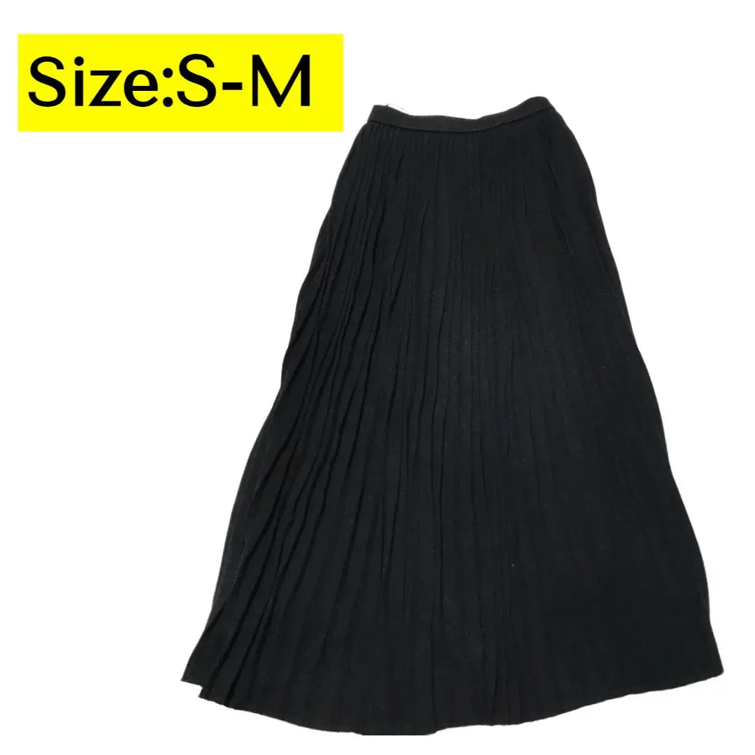 [One-of-a-kind item] Women's long skirt, black, S-M a77 | 【一点物】レディース ロングスカート ブラック系 S-M a77