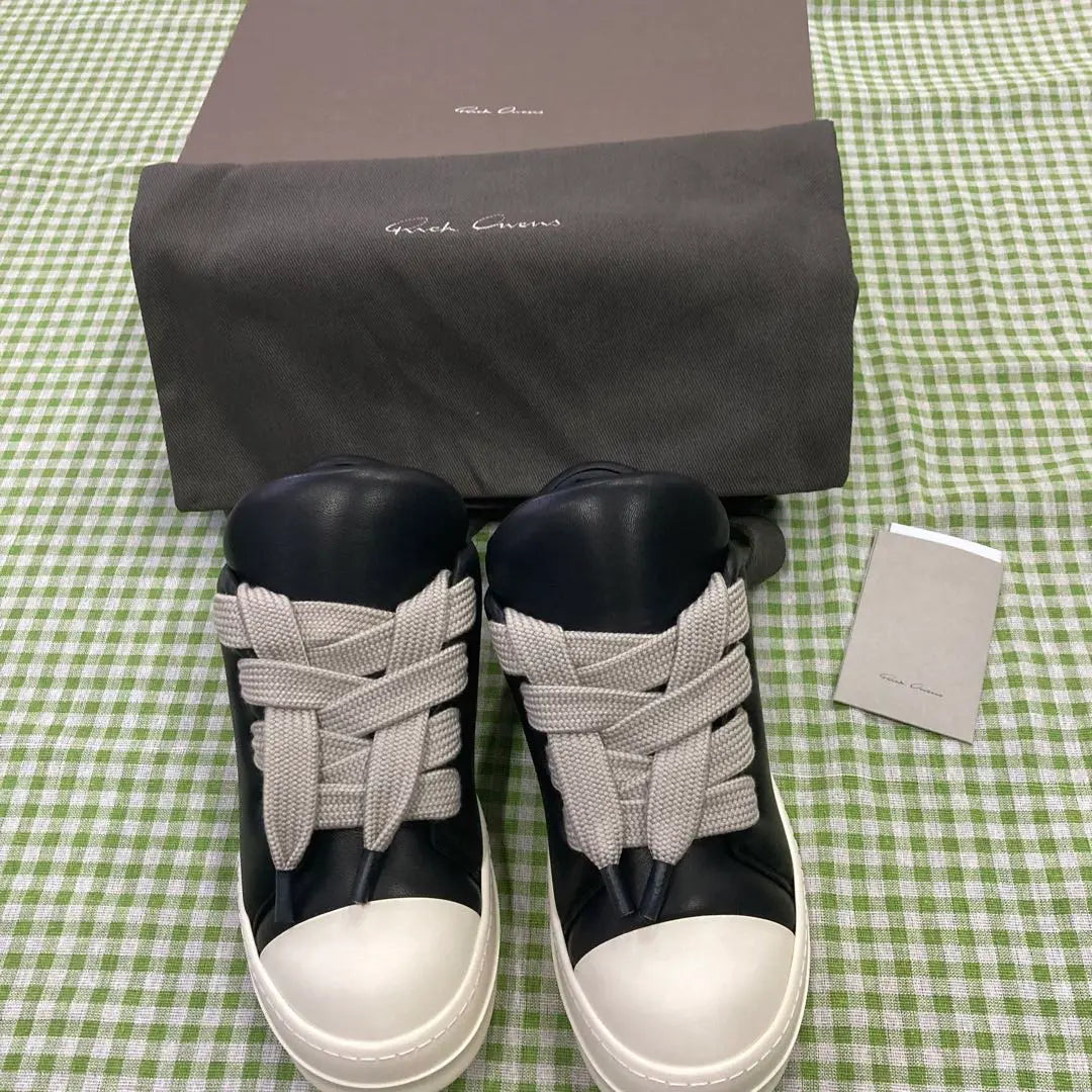 RICK OWENS Jumbo Lace Padded sneakers EU43