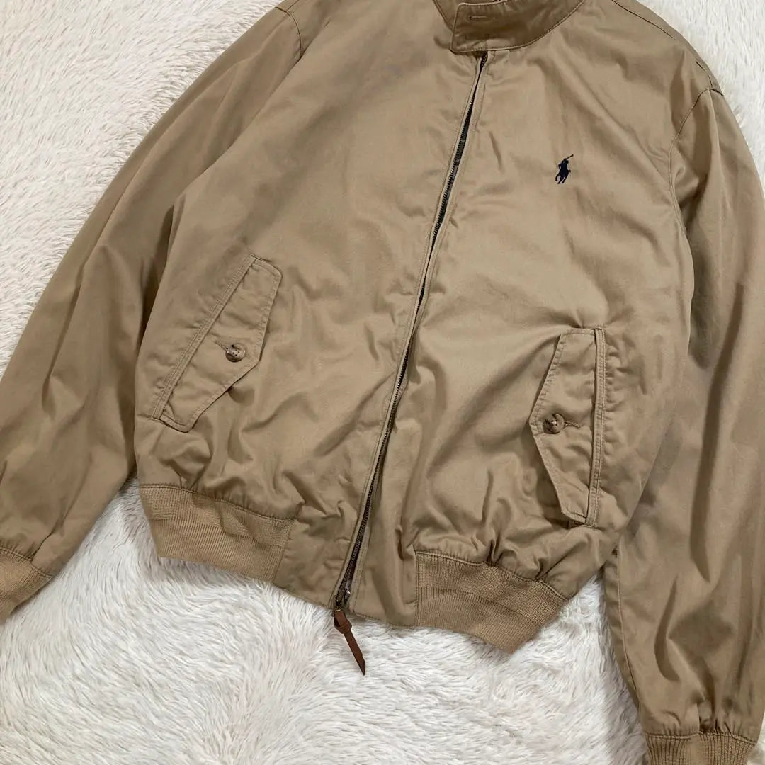 Beautiful Polo Ralph Lauren Harrington Jacket Pony Logo Cotton